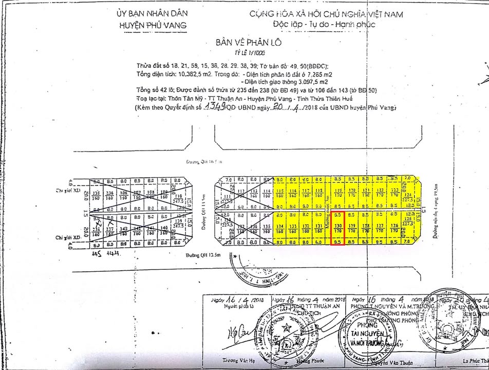 Đất Nền 170m² KQH Tân Mỹ, Huế - Giá 1.7 Tỷ, Sổ Đỏ Sẵn Sàng