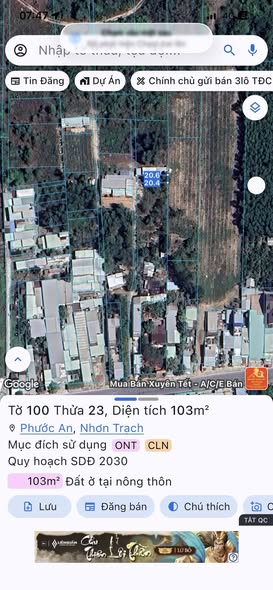 Đất Nền Thổ Cư Long Thành 100m² - Đường Xe Hơi, Sổ Hồng Sẵn Sàng