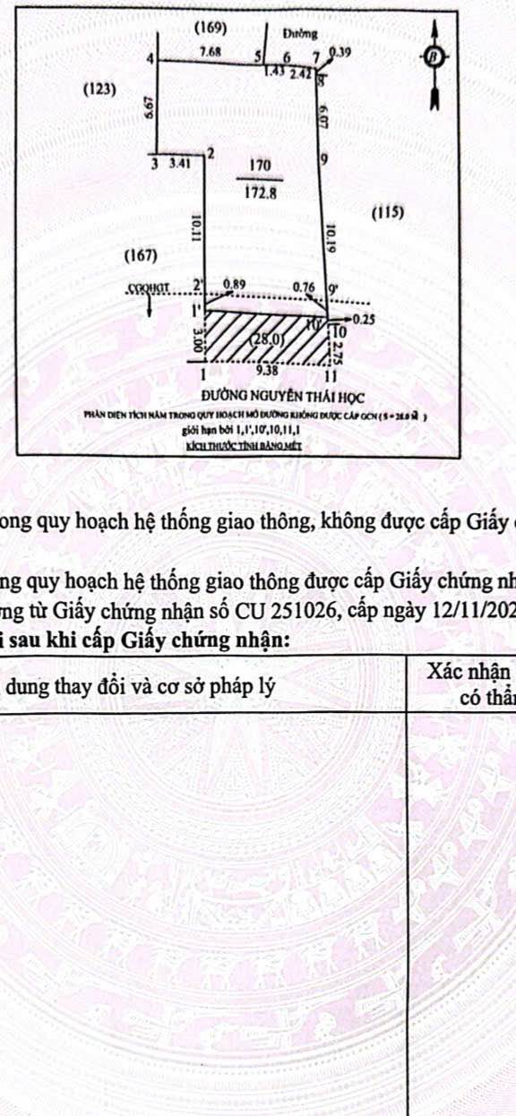 Nhà Phố Nguyễn Thái Học, TP Vinh 173m² - Đầu tư sinh lời vượt trội!