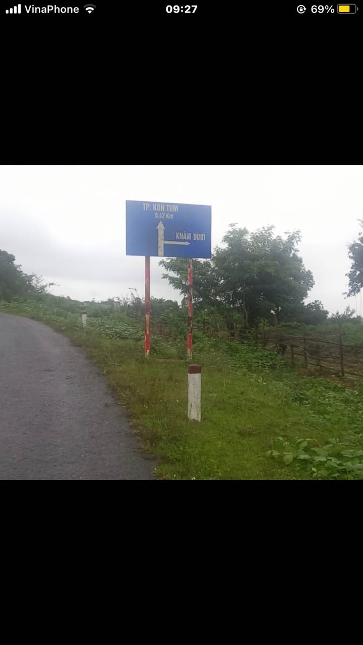 Cho thuê đất Đắk Rơ Wa Kon Tum 600m² - Vị trí đẹp gần cầu treo