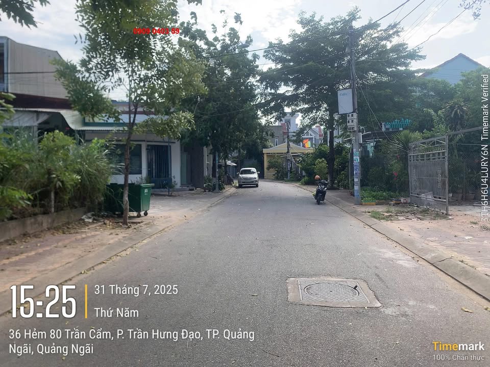 Đất nền Cẩm Thành, Quảng Ngãi 130m² lô góc - Sổ đỏ chính chủ