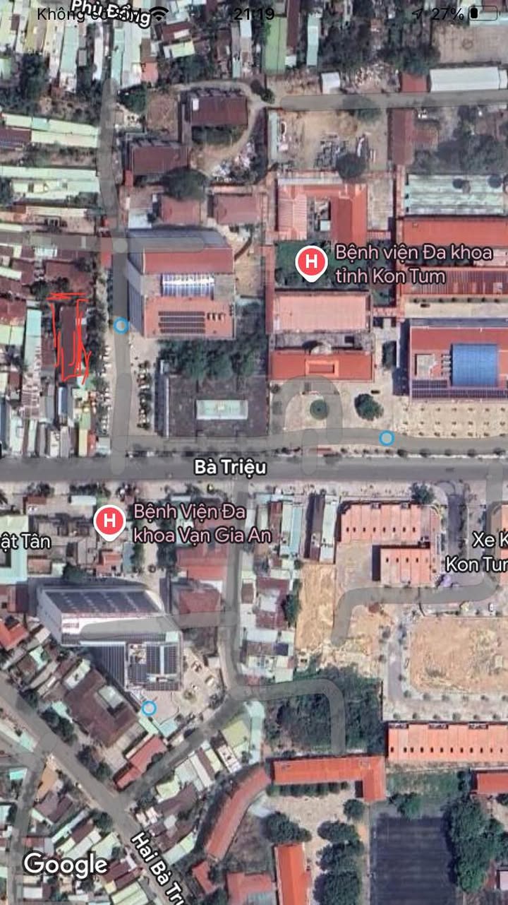 Bán gấp dãy trọ 322m² Bà Triệu, Kon Tum - Kinh doanh sinh lời