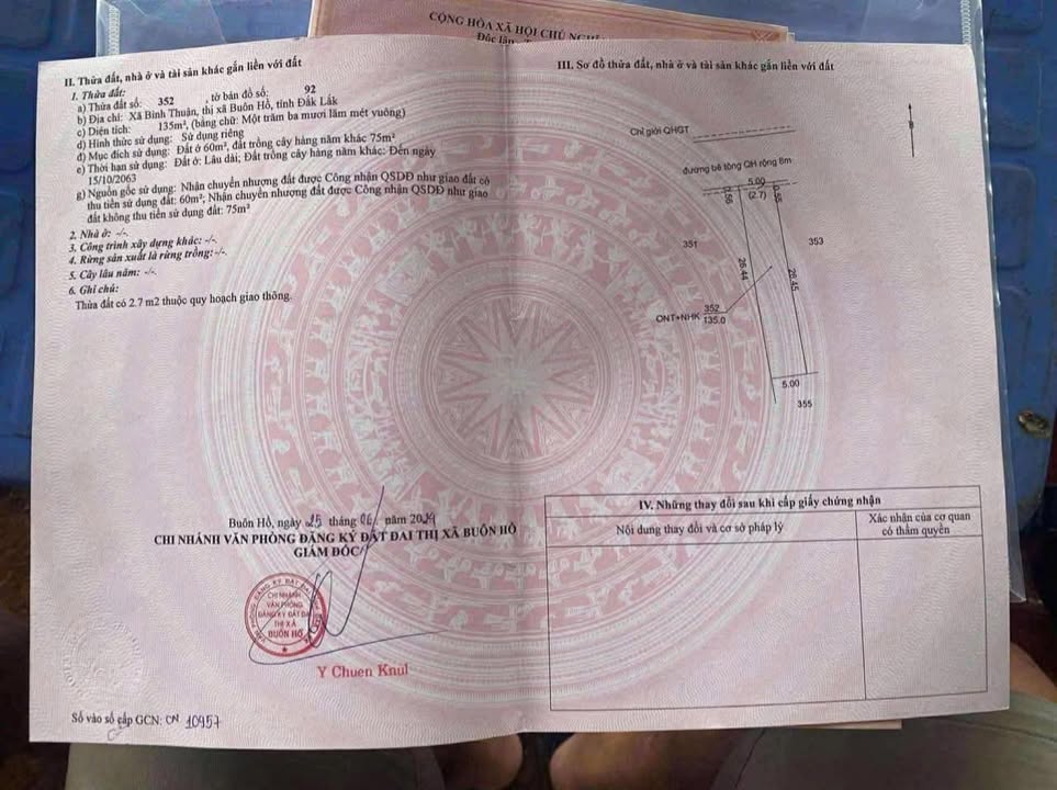 Đất Nền Ea Súp 140m² 280 Triệu - Sổ Đỏ Chính Chủ!