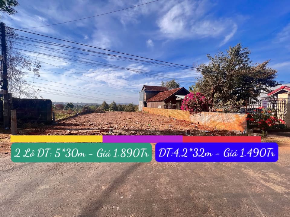 Đất nền Buôn Ma Thuột 5x30m - Mặt tiền trục chính A1, giá 1.89 tỷ