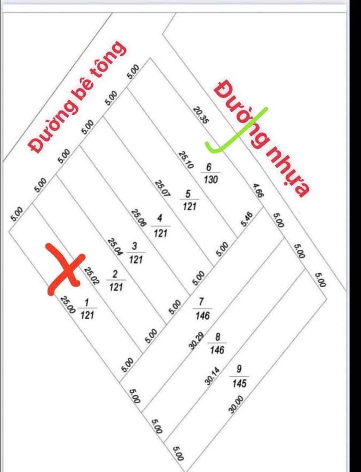 Đất nền Bình Giã Châu Đức 80m² giá 650 triệu - Lô góc 2 mặt tiền!
