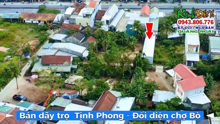 Dãy Trọ Tịnh Phong Sơn Tịnh 116m² - Bán Gấp, Dòng Tiền Ổn Định!