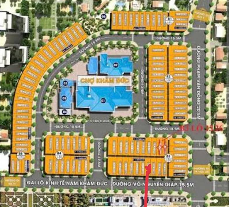 Đất nền Khâm Đức 120m² giá 1.35 tỷ - Đường lớn ô tô vào tận nơi