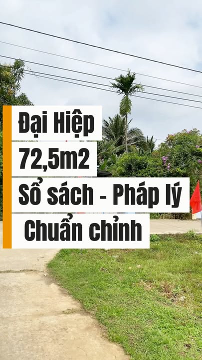 Đất nền Đại Hiệp, Quảng Nam 72m² - Sổ đỏ sẵn sàng, xây nhà ngay!