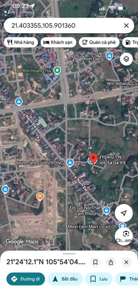 Đất Nền 408m² Phổ Yên, Thái Nguyên - Giá Hơn 3 Tỷ, Sẵn Xây Biệt Thự Vườn