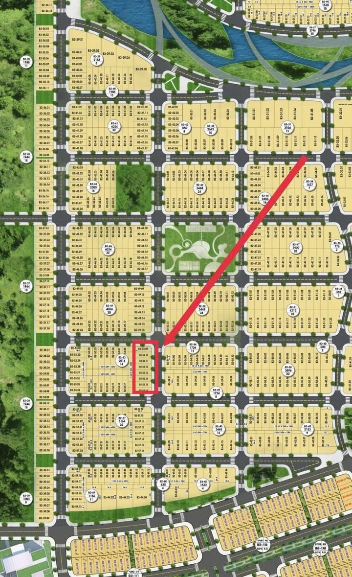 Đất biệt thự FPT V1 Quảng Nam - 144m² Hướng Đông - 6 tỷ