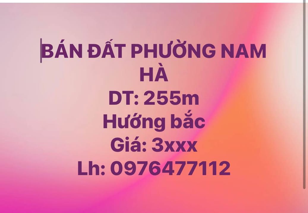 Nhà Cấp 4 Phường Nam Hà, Hà Tĩnh - 255m² Hướng Bắc, Giá 3 Tỷ