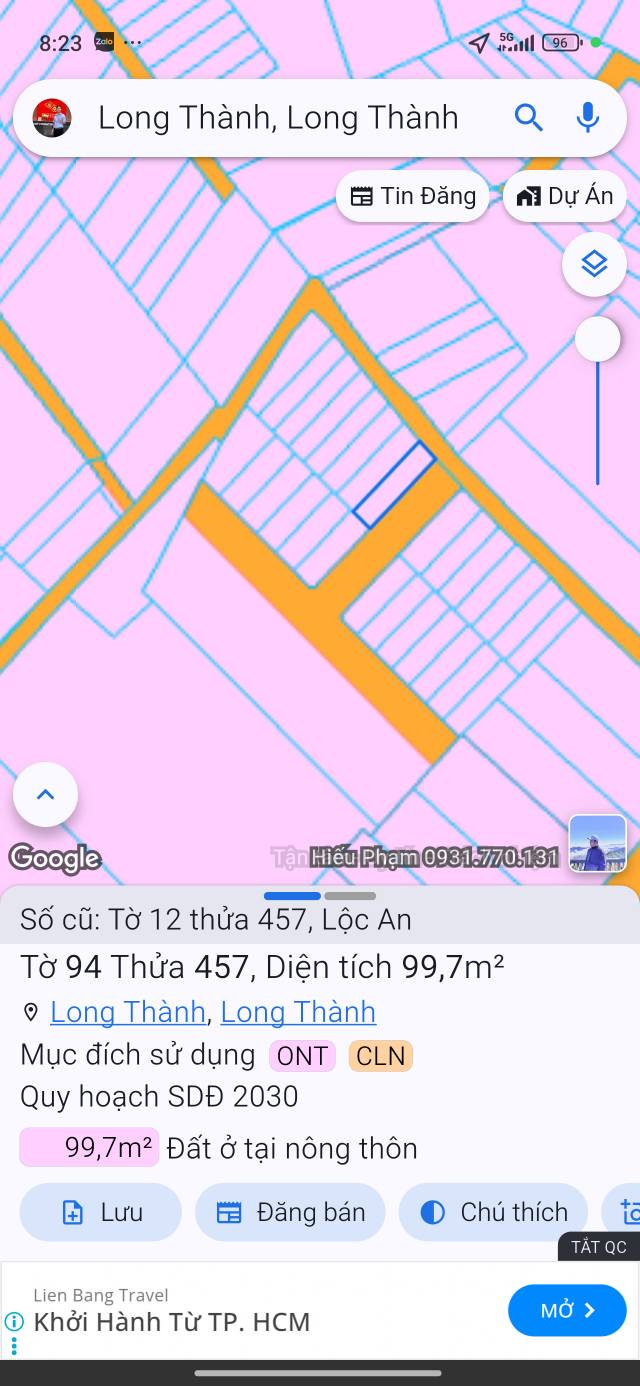 Bán Đất Nền Lộc An Long Thành 400m² - Sổ Hồng Thổ Cư, Gần Sân Bay