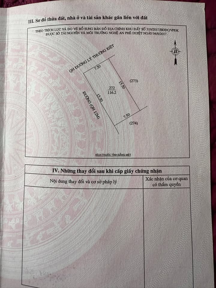 Đất nền Lý Thường Kiệt Vinh 240m² 66 tỷ - Đường to ô tô