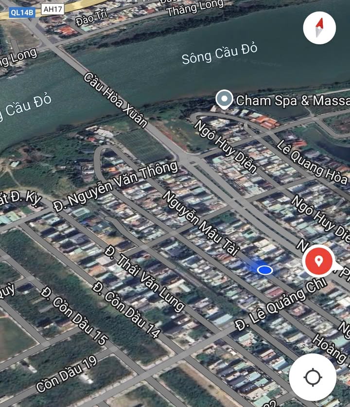 Bán Đất KĐT Hòa Xuân 100m² - Hướng Tây Nam, Đường 7.5m - Giá 7.7 Tỷ