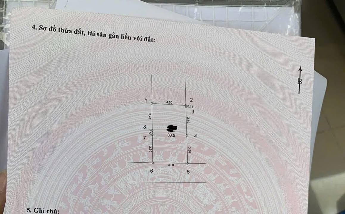 Bán đất Phú Thứ - Tây Mỗ 33.5m²: Sổ đỏ, ô tô vào đất, xây 6 tầng