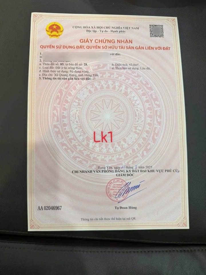 Bán Đất Nền Liền Kề 126m² Thị Trấn Trần Cao, Phù Cừ - Sổ Đỏ Sẵn Sàng