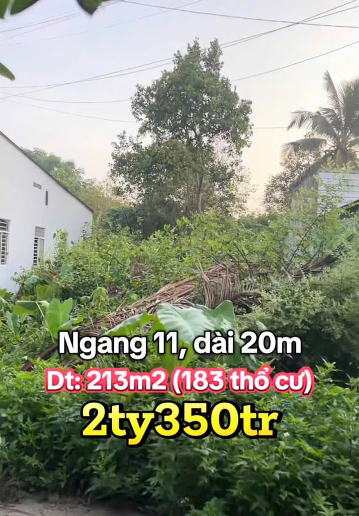 Đất Mỹ Khánh Phong Điền 213m² giá 2.35 tỷ - Sổ đỏ chính chủ