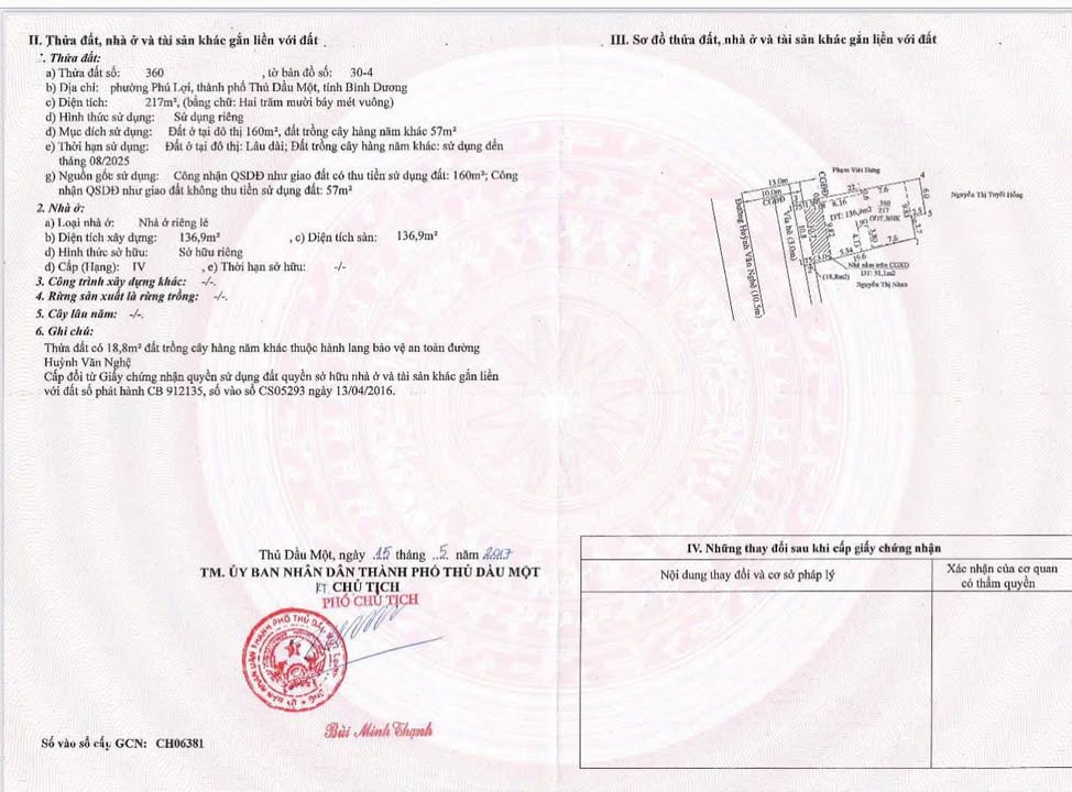 Nhà Huỳnh Văn Nghệ, TDM - 160m² Sổ Hồng Hoàn Công, Giá 14 Tỷ