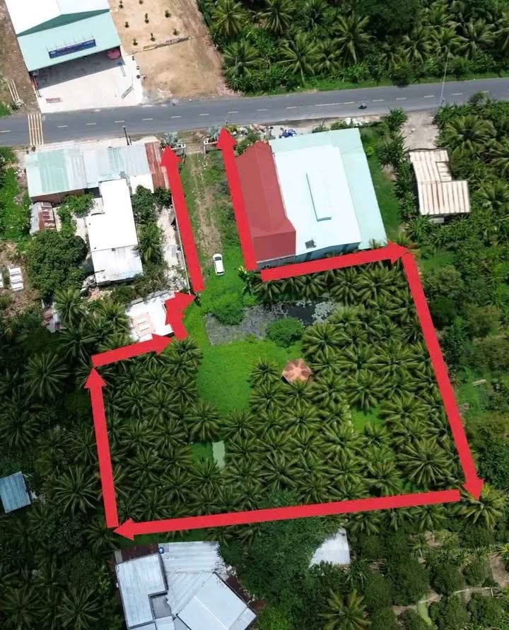 Đất nền 7000m² mặt tiền QL57B Chợ Lách Bến Tre - Tiềm năng tăng giá!