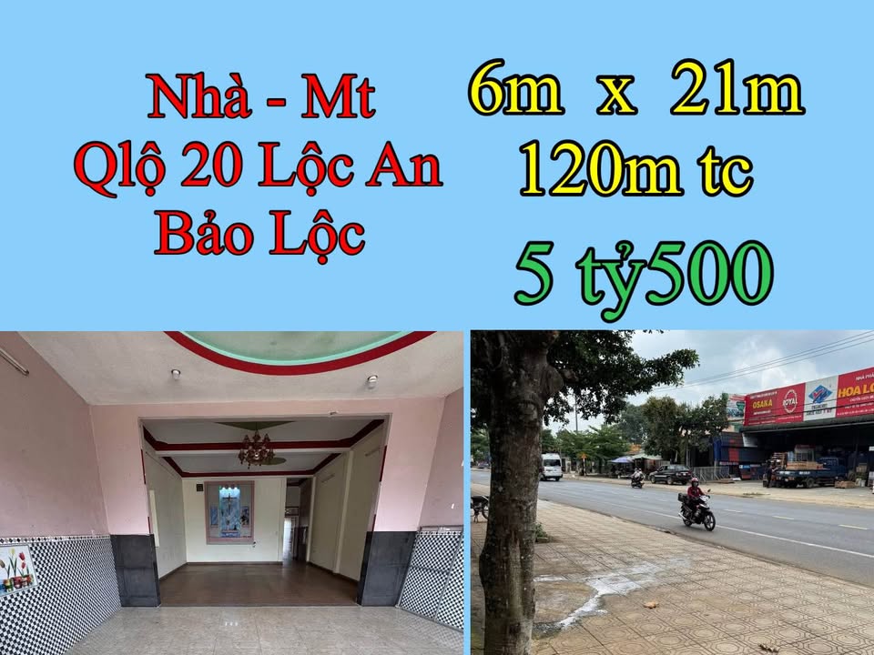 Nhà riêng QL 20 Lộc An Bảo Lâm 126m² - Sổ hồng sẵn, giá chỉ 5.5 tỷ