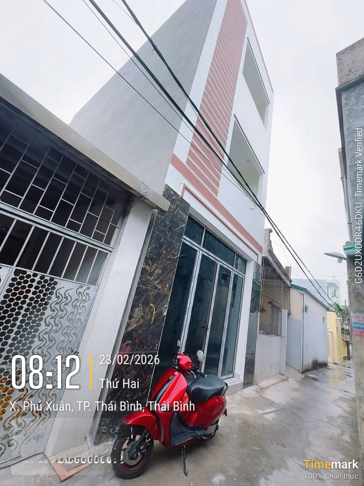 Nhà 3 tầng Trần Hưng Đạo, Thái Bình 47m² - Ô tô vào tận nhà!