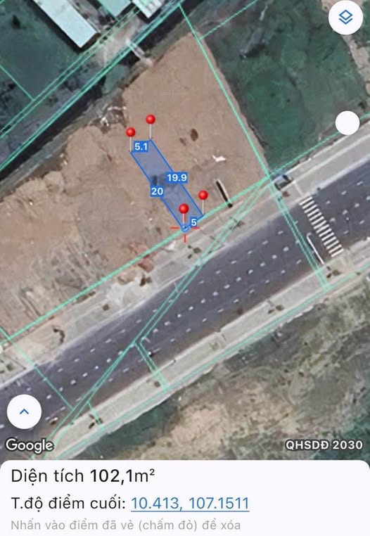 Đất nền Đường A3 Vũng Tàu 100m² giá 1.868 tỷ - Tiềm năng tăng giá!