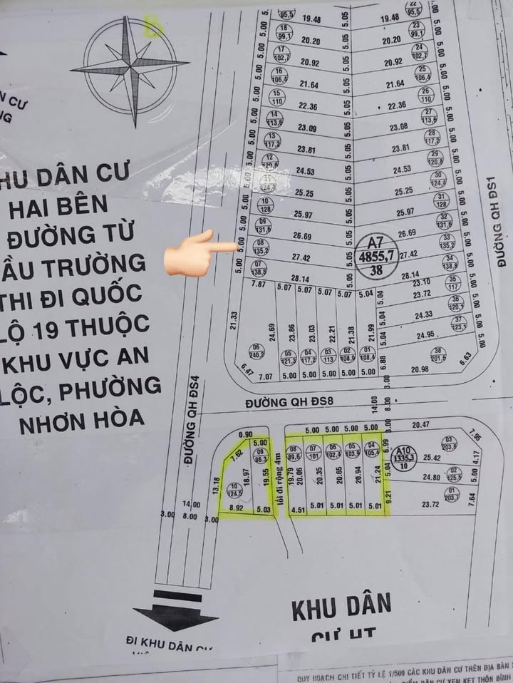 Đất nền An Lộc Nhơn Hòa 135m² giá 1.09 tỷ - Sổ đỏ chính chủ