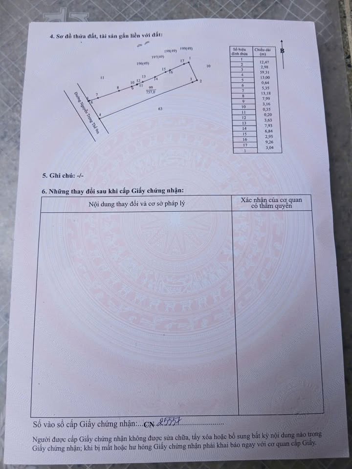 Đất Vườn Mặt Tiền Nguyễn Trọng Thế, Đức Hòa - 840m² Sổ Hồng, Giá 6 Tỷ TL