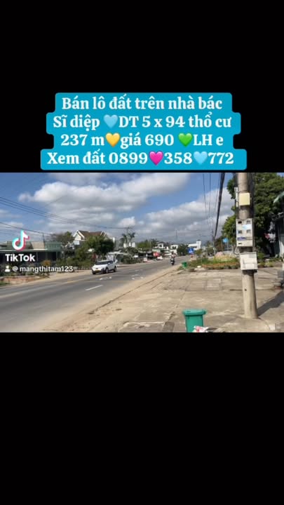 Bán Đất Gia Lai 488m² Mặt Tiền Rộng 5m - An Khê, Sổ Thổ Cư