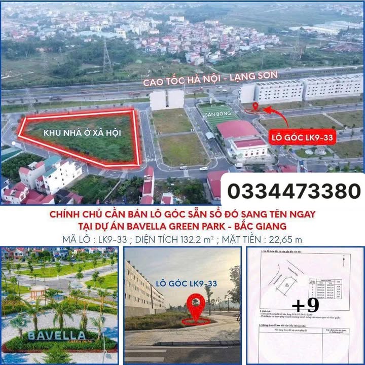 Đất nền Bắc Ninh 132m² - LK9-33-LK09, Thuận Thành - Sổ hồng chính chủ