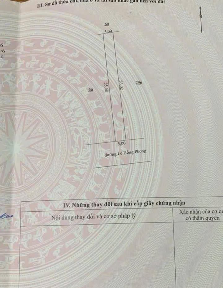 Đất mặt tiền Lê Hồng Phong Chư Sê 280m² giá 890 triệu - Vị trí đẹp