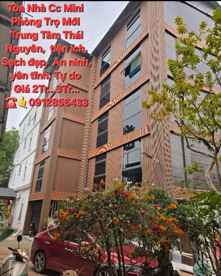 Thuê chung cư mini TP Thái Nguyên 2 triệu - Full nội thất cao cấp
