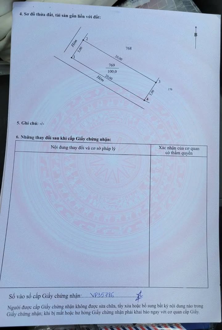 Đất nền Phường 4 Sóc Trăng 100m² giá 1 tỷ - Sổ đỏ chính chủ!