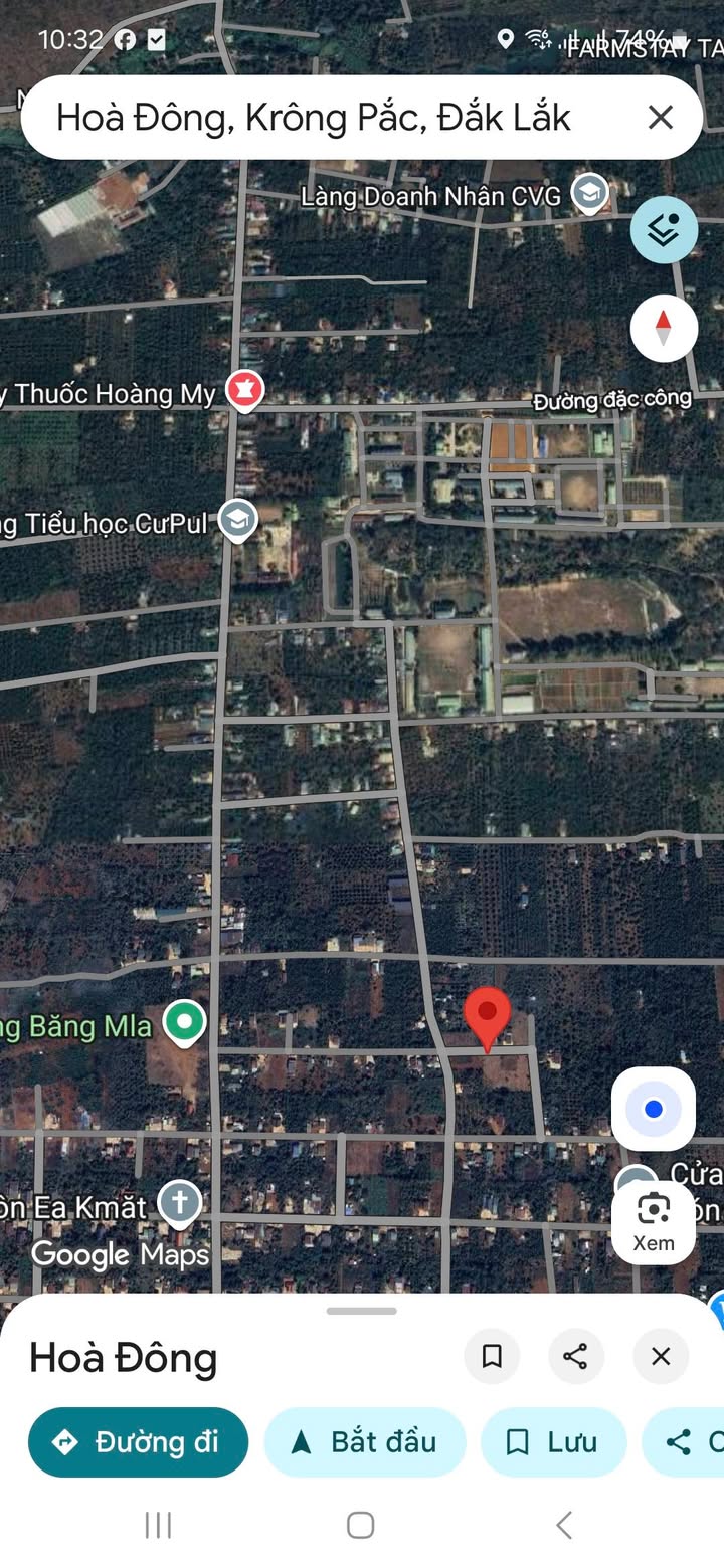 Đất Vườn Xã Hòa Đông 360m² - Sổ Đỏ Thổ Cư 100m² - Giá 2.1 Tỷ