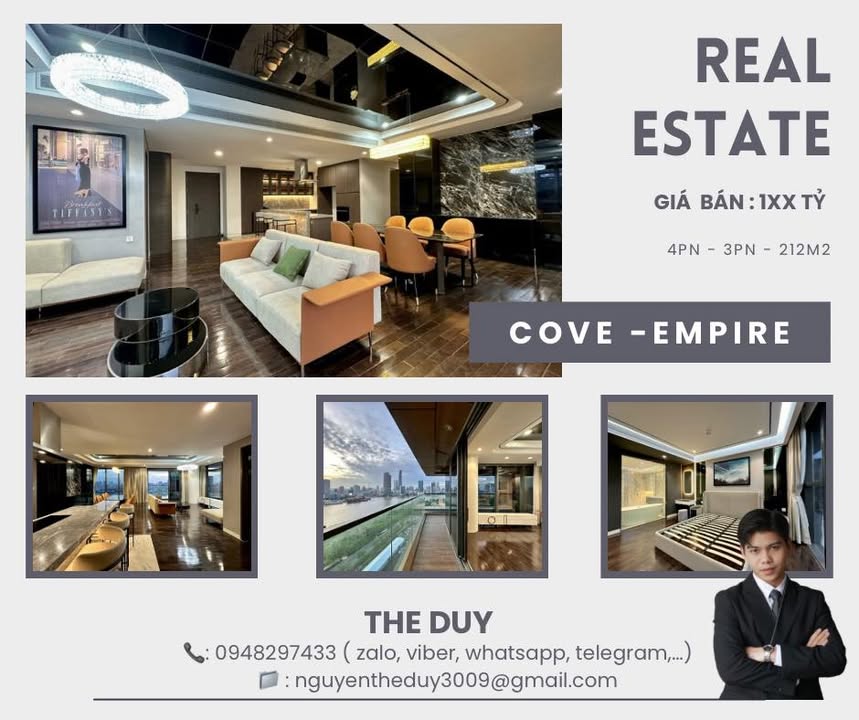 Căn hộ Empire City Thủ Thiêm 212m² - View Sông SG Đẳng Cấp!