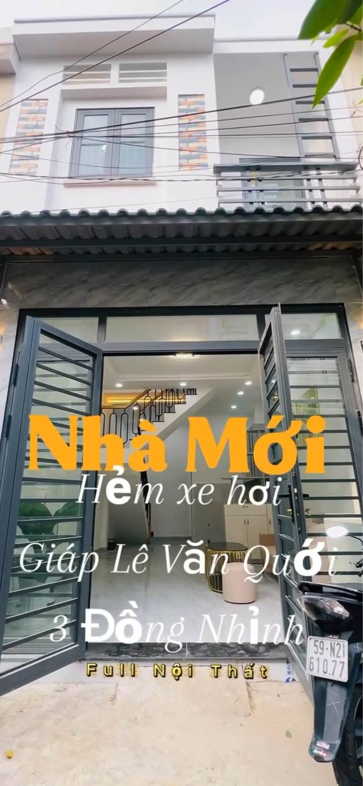Nhà Riêng Lê Văn Quới Bình Tân 32m² - Ô tô vào tận nhà, full nội thất!