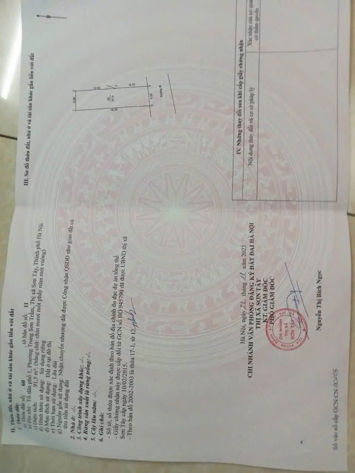 Nhà Mặt Tiền Kinh Doanh 91m² Trục Chính Ngõ 198 Trung Sơn Trầm - Sơn Tây