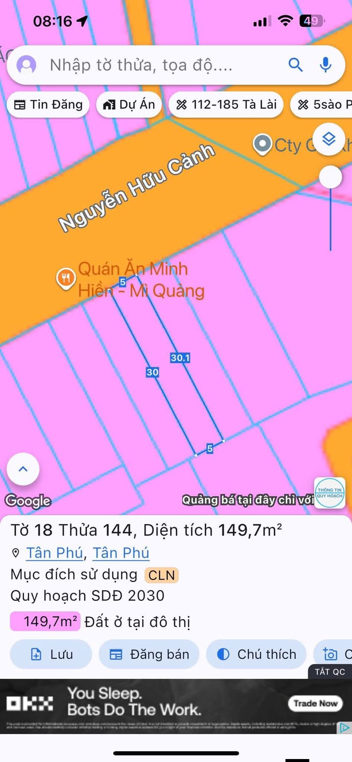 Đất nền Nguyễn Hữu Cảnh Long Thành 145m² - Tiềm năng tăng giá vượt trội!