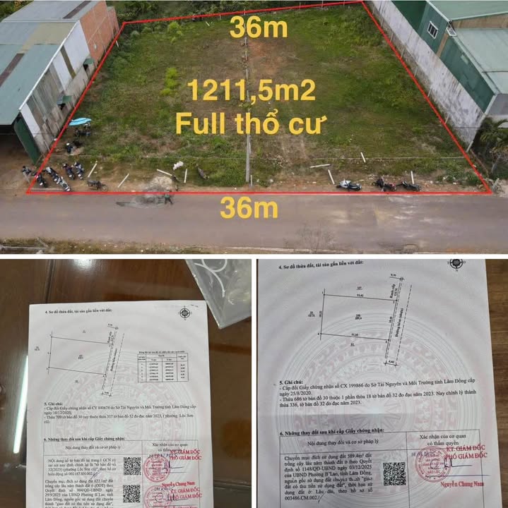 Đất nền Lam Sơn Bảo Lộc 1.212m² giá 11 tỷ - Đất thổ cư 100%