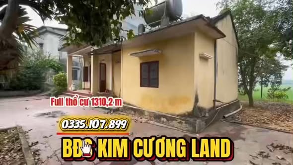 Bán Đất Lưỡng Vượng Tuyên Quang 1310m² Sổ Đỏ Full Thổ Cư