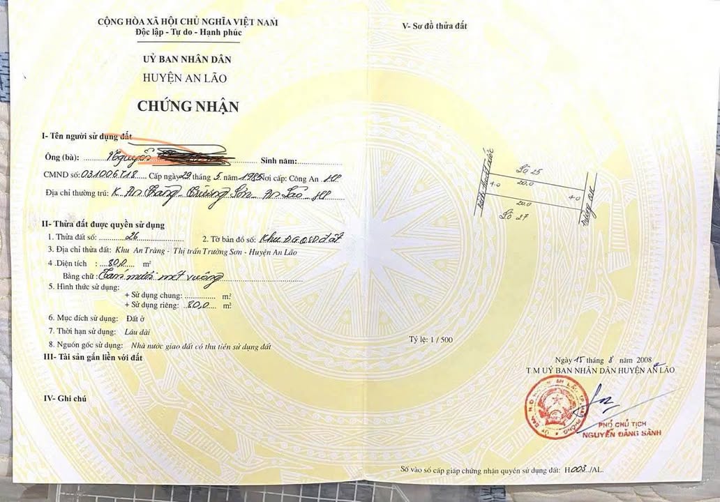 Đất nền An Lão, Hải Phòng 80m² - Sổ hồng chính chủ, tiềm năng tăng giá