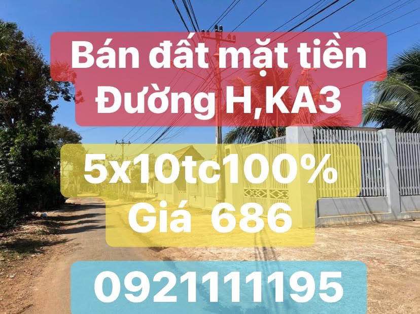 Đất nền Phường Tân An, Buôn Ma Thuột - Mặt tiền kinh doanh giá F0 chỉ 686 triệu