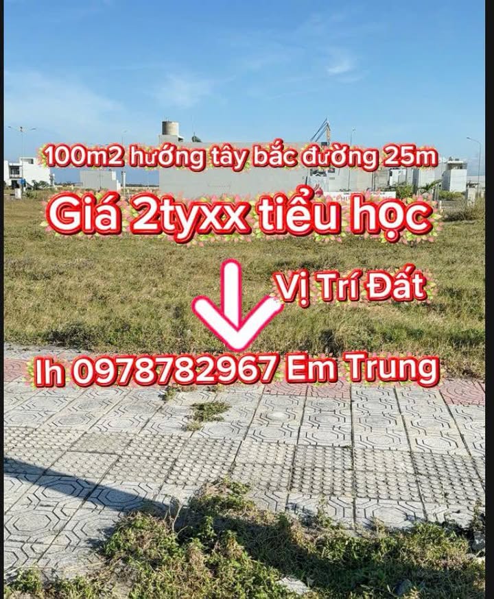 Đất nền liền kề Tuy Hòa 100m² giá 2.2 tỷ - Sổ đỏ chính chủ!