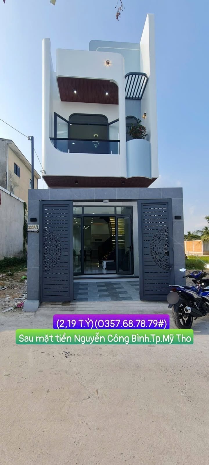 Nhà 1 Trệt 1 Lầu Mỹ Tho - 62m², Hướng Đông Nam, Sổ Hồng