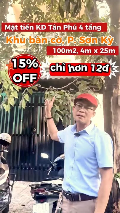 Nhà Phố Quận Tân Phú 100m² Mặt Tiền 16m - Kinh Doanh Vô Đối!