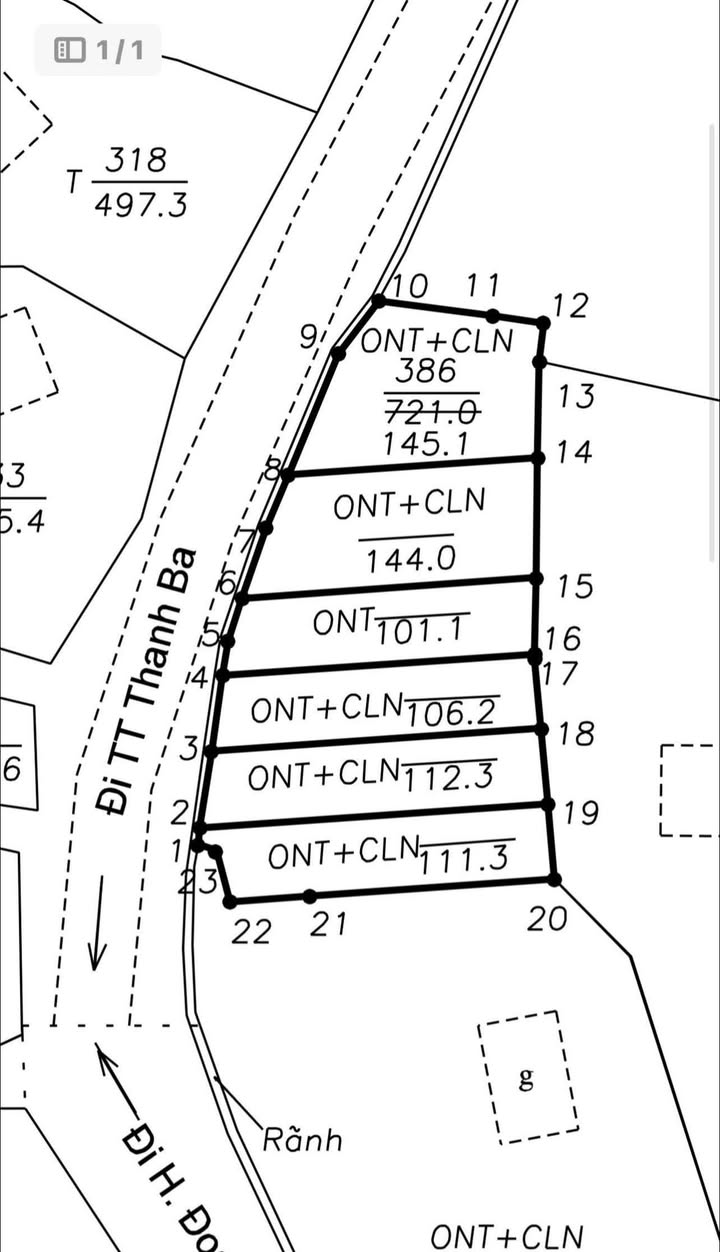 Đất nền Đồng Xuân, Thanh Ba 100m² - Đất thổ cư 100% trục kinh doanh!