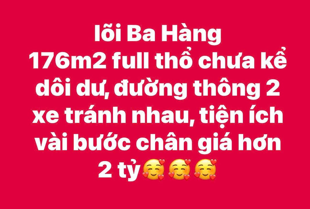 Đất nền Ba Hàng, Phổ Yên 444m² - Sổ đỏ chính chủ, đường ô tô tránh!