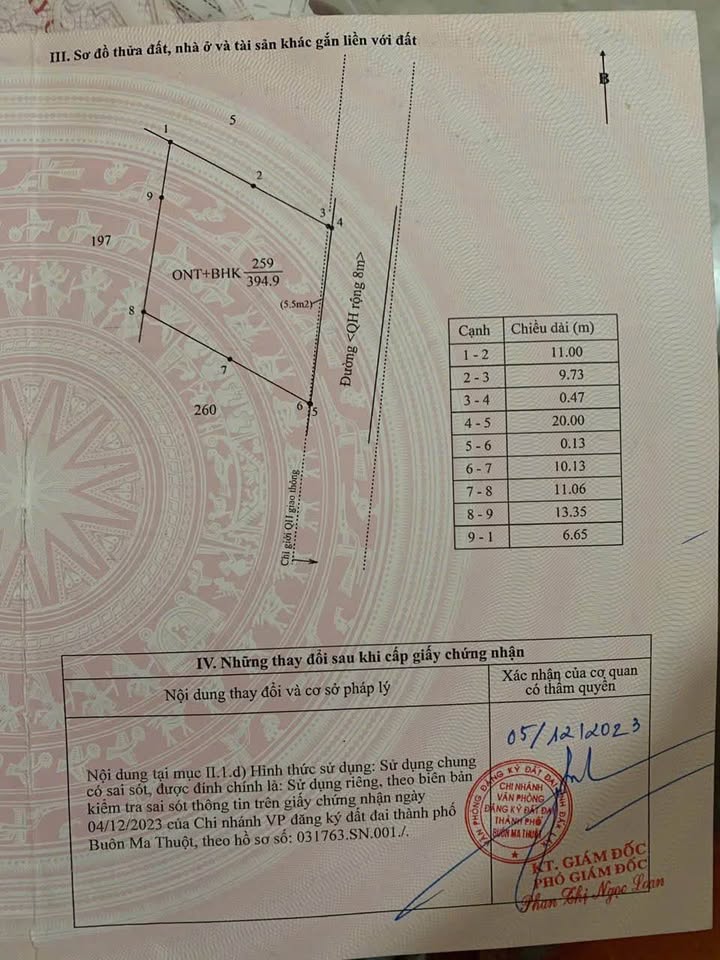 Đất nền Ea Kao, Buôn Ma Thuột - 420m² thổ cư, gần QL14