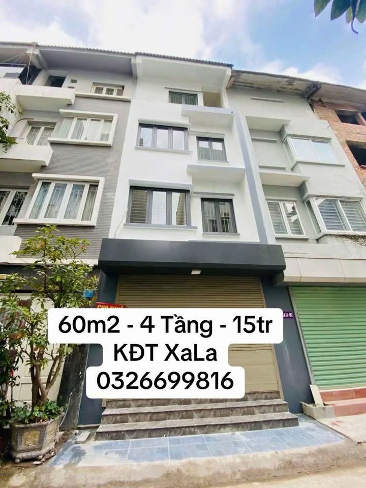 Nhà riêng KĐT Xala Hà Đông 60m² - Full nội thất, vào ở ngay!