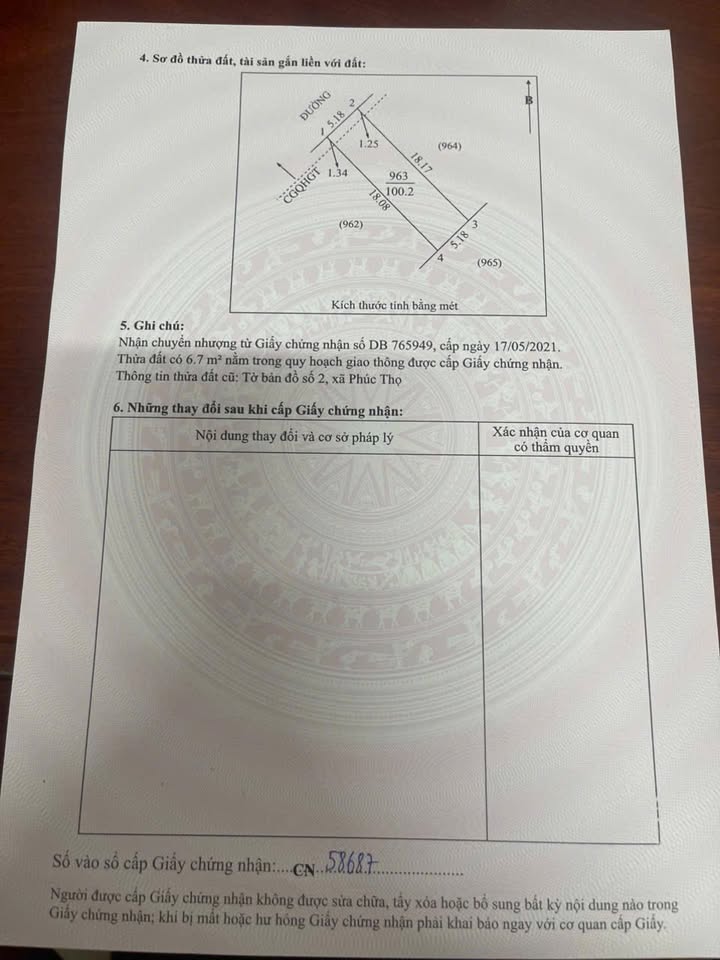 Đất nền Phúc Thọ, Hưng Lộc 100m² - Sổ đỏ chính chủ!